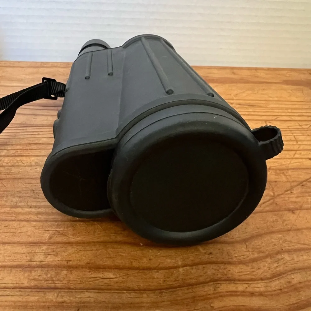 High-Performance Black Binoculars with Strap